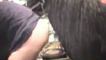 Hot chick with a massive booty screwing a well-endowed stud