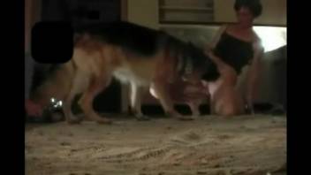 Excited woman recorded arching her rear for intense doggy-style pounding