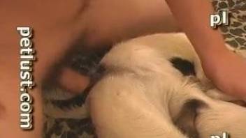 Nude guy fucks furry animal in the pussy for complete XXX scenes