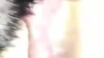 Stunning rosy vagina in a steamy sex film right here